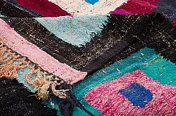 Marokkansk Boucherouite-teppe 140 x 225 cm