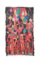 Marokkansk Boucherouite-teppe 220 x 130 cm