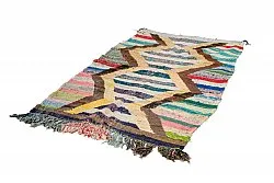 Marokkansk Boucherouite-teppe 120 x 210 cm