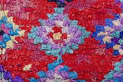 Marokkansk Boucherouite-teppe 245 x 150 cm