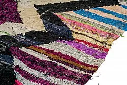 Marokkansk Boucherouite-teppe 140 x 220 cm