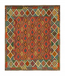 Kelim-teppe Afghansk 295 x 251 cm