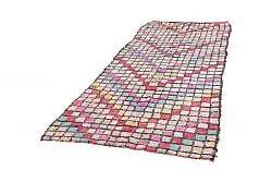 Marokkansk Boucherouite-teppe 275 x 125 cm