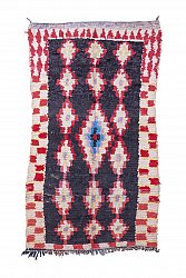 Marokkansk Boucherouite-teppe 235 x 130 cm