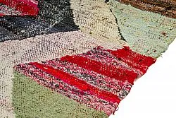 Marokkansk Boucherouite-teppe 135 x 230 cm