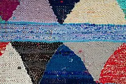 Marokkansk Boucherouite-teppe 135 x 265 cm