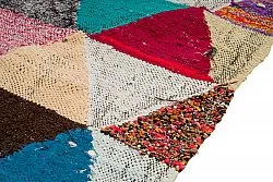 Marokkansk Boucherouite-teppe 130 x 280 cm