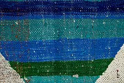Marokkansk Boucherouite-teppe 135 x 235 cm