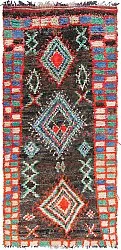 Marokkansk Boucherouite-teppe 270 x 120 cm