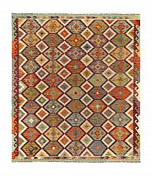 Kelim-teppe Afghansk 295 x 257 cm