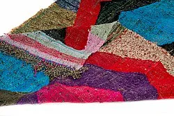Marokkansk Boucherouite-teppe 125 x 235 cm