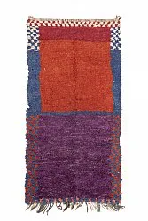 Marokkansk Boucherouite-teppe 240 x 130 cm