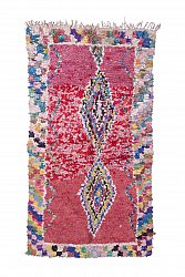 Marokkansk Boucherouite-teppe 255 x 135 cm