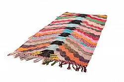 Marokkansk Boucherouite-teppe 125 x 250 cm