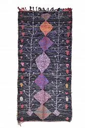 Marokkansk Boucherouite-teppe 285 x 135 cm
