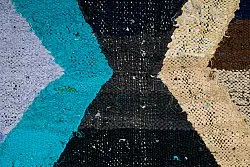 Marokkansk Boucherouite-teppe 155 x 250 cm