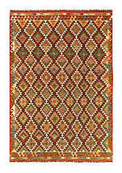 Kelim-teppe Afghansk 291 x 204 cm