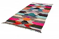 Marokkansk Boucherouite-teppe 145 x 295 cm