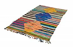 Marokkansk Boucherouite-teppe 135 x 230 cm