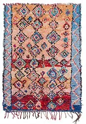 Marokkansk Boucherouite-teppe 260 x 115 cm