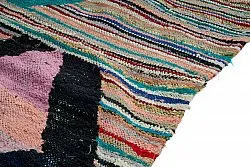 Marokkansk Boucherouite-teppe 140 x 255 cm