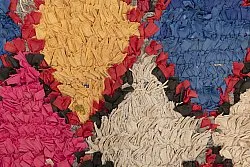 Marokkansk Boucherouite-teppe 210 x 95 cm