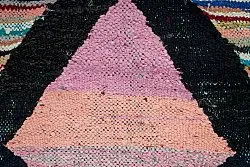 Marokkansk Boucherouite-teppe 140 x 255 cm