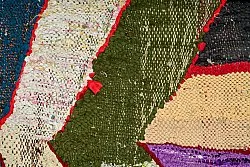 Marokkansk Boucherouite-teppe 140 x 250 cm