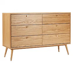 Kommode - Prime - 6 lådor (eik)