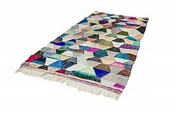 Marokkansk Boucherouite-teppe 150 x 305 cm