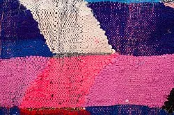 Marokkansk Boucherouite-teppe 150 x 305 cm
