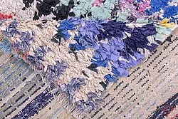 Marokkansk Boucherouite-teppe 230 x 125 cm