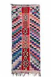 Marokkansk Boucherouite-teppe 270 x 110 cm