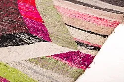 Marokkansk Boucherouite-teppe 135 x 245 cm