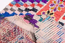 Marokkansk Boucherouite-teppe 270 x 110 cm