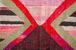 Marokkansk Boucherouite-teppe 135 x 245 cm
