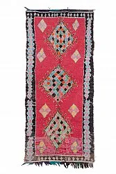 Marokkansk Boucherouite-teppe 325 x 145 cm