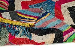 Marokkansk Boucherouite-teppe 125 x 265 cm