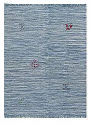 Orientalsk Teppe - Modern Kelim Hand Woven - 155 x 203 cm