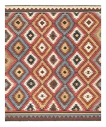 Orientalsk Teppe - Hazara Kelim Hand Woven - 247 x 288 cm