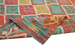 Orientalsk Teppe - Vegi Kelim Hand Woven - 202 x 294 cm