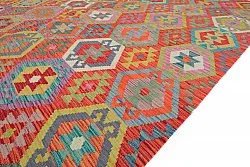 Orientalsk Teppe - Vegi Kelim Hand Woven - 203 x 296 cm