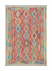 Orientalsk Teppe - Vegi Kelim Hand Woven - 202 x 294 cm