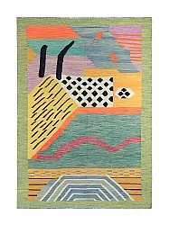 Orientalsk Teppe - Kelim Hand Woven - 199 x 302 cm