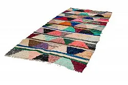 Marokkansk Boucherouite-teppe 135 x 270 cm
