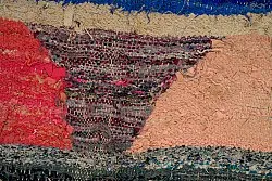 Marokkansk Boucherouite-teppe 135 x 270 cm