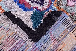 Marokkansk Boucherouite-teppe 200 x 125 cm