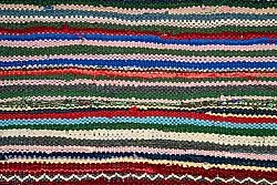 Marokkansk Boucherouite-teppe 150 x 340 cm