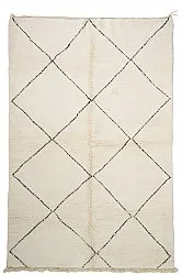 Kelim-teppe Marokkansk Beni Ourain 195 x 295 cm
