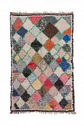 Marokkansk Boucherouite-teppe 230 x 145 cm
